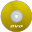 DVD Yellow Icon 32x32 png